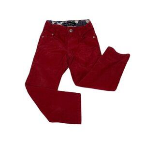 MINI BODEN Kids Wine Corduroy Cotton Pants Unisex Boy Girl 4Y